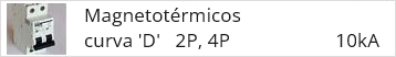 Material eléctrico online comprar barato magnetotérmicos D